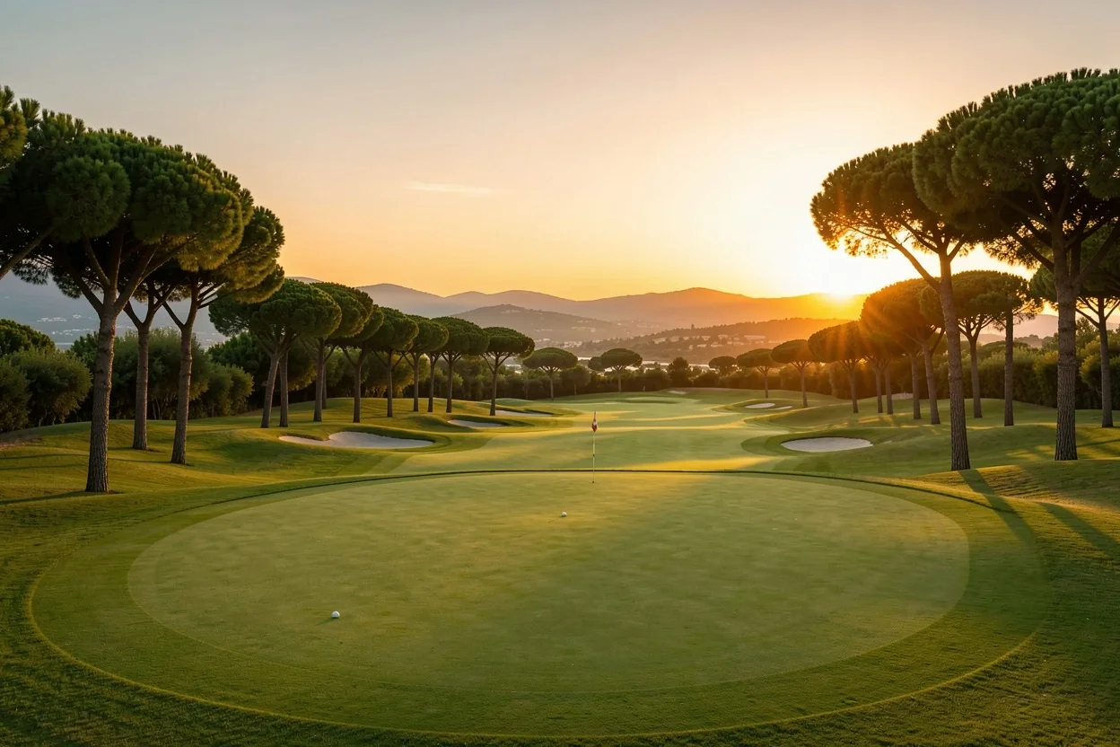 Parcours de golf de la Côte d'Azur partenaire de Hall Sev Nice